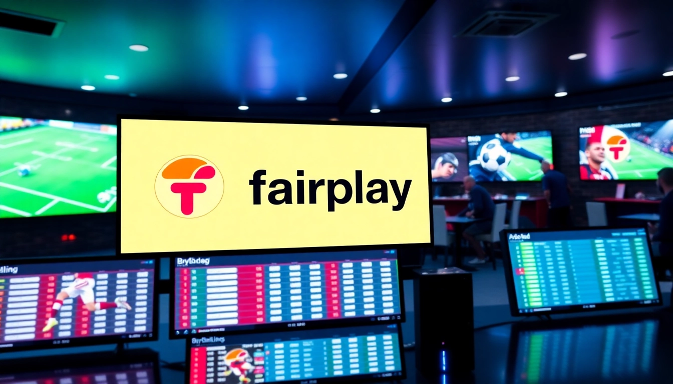 The fairplay club online betting site displayed on a user-friendly mobile app with sports odds and vibrant interface for easy betting.