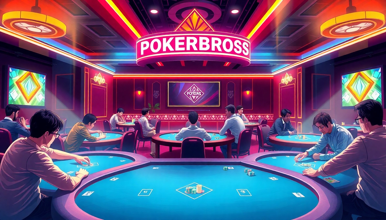 Pokerbros Diamond Union online poker club with lively tables and engaged players